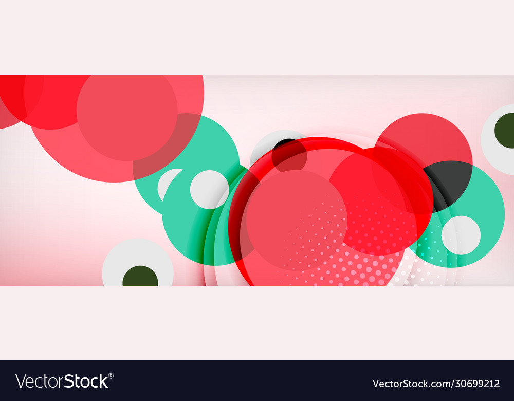 Dynamic Circle Abstract Background