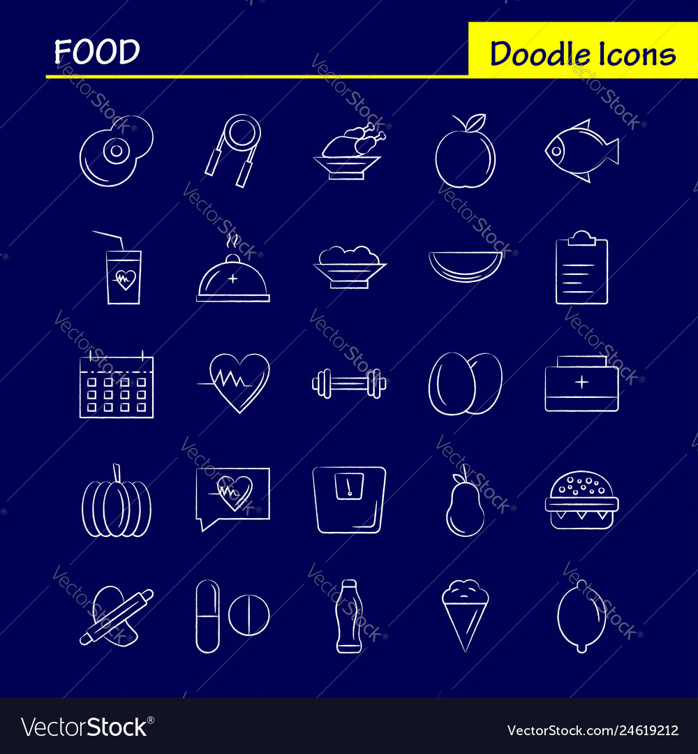 Food hand drawn icon for web print and mobile