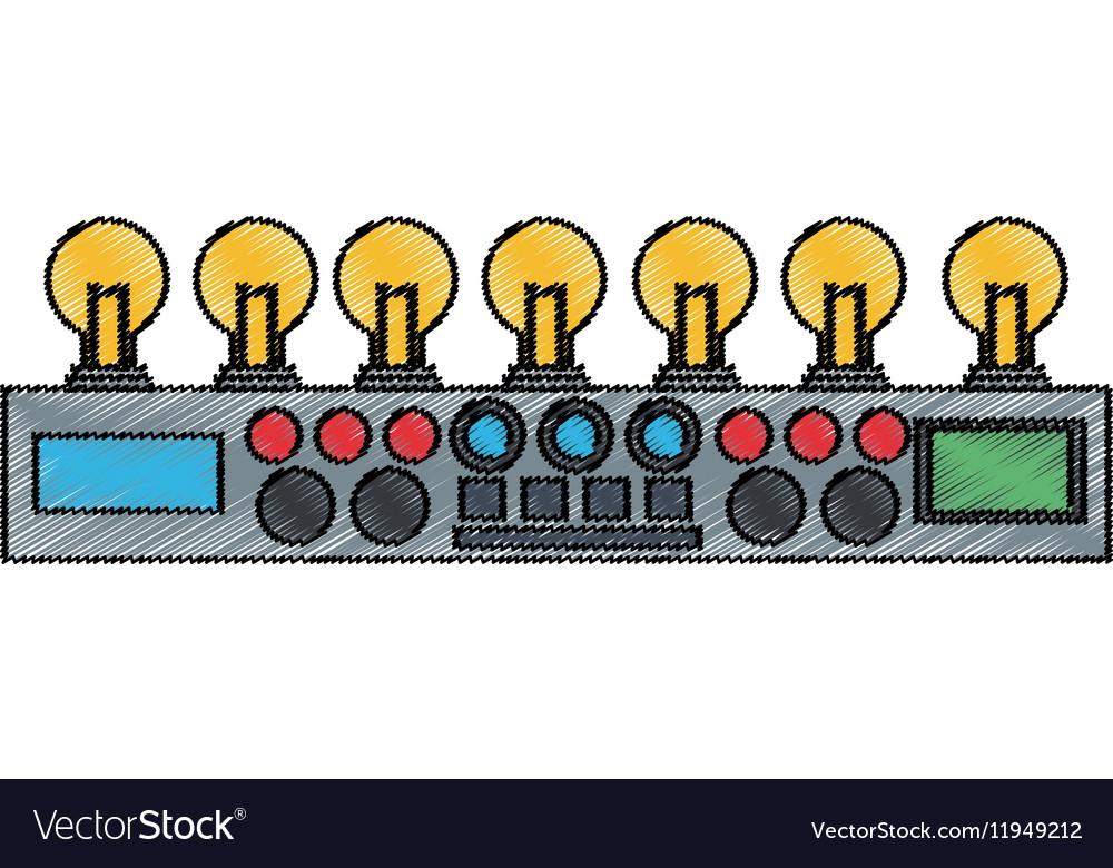Isolated robot with light bulb design