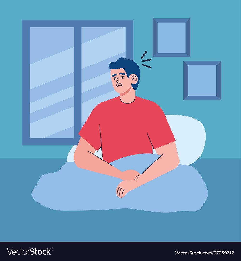 Man with panic