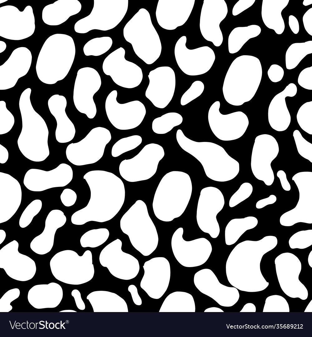 Seamless pattern abstract spot dots vector image Seamless pattern abstract spot dots