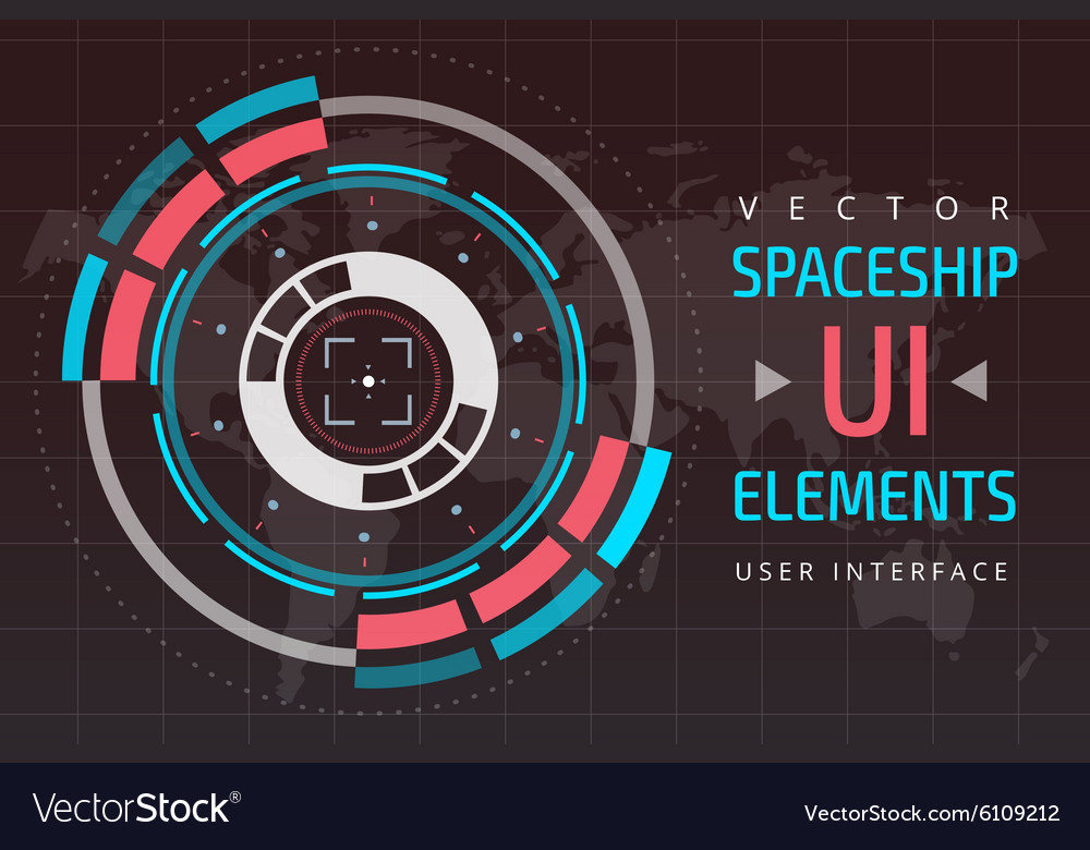 Ui hud infographic interface web elements
