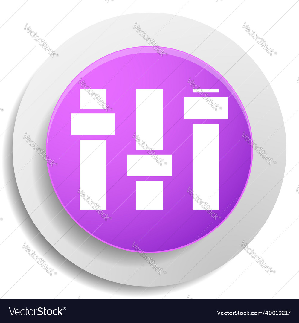 Adjuster slider tuner fader bars with levers knobs Vector Image Adjuster slider tuner fader bars with levers knobs