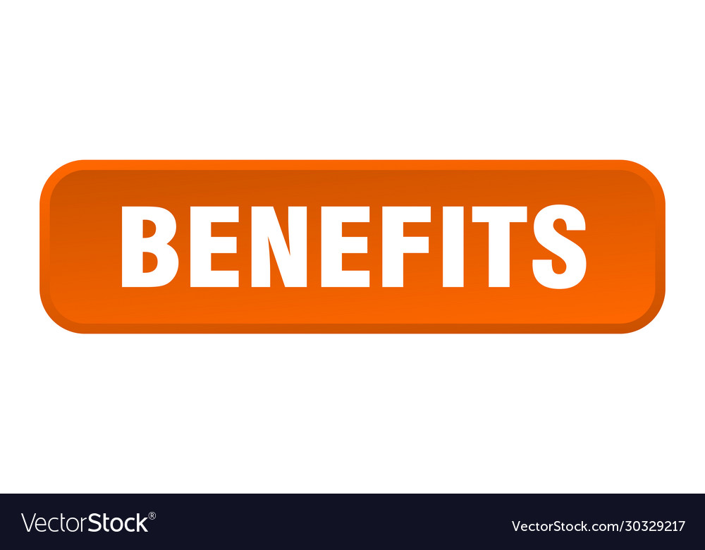 Benefits button square 3d push