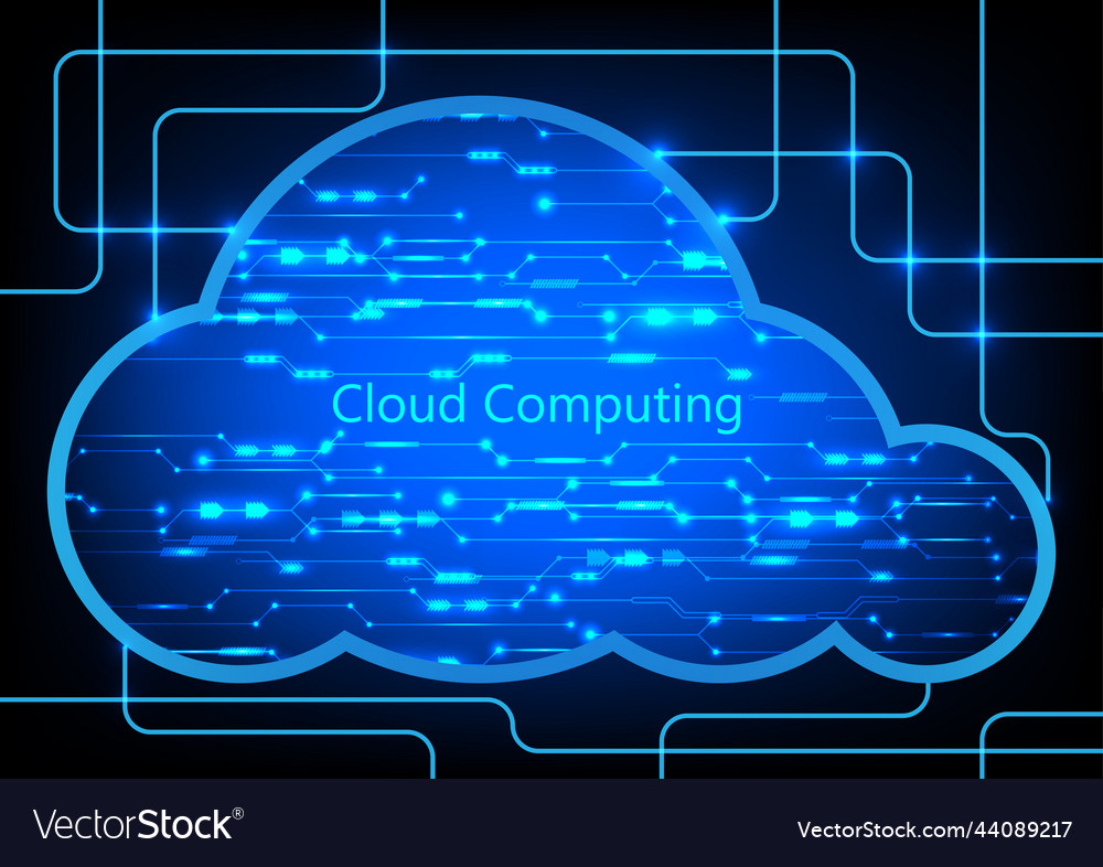 Graphics design hitech technology cloud computing