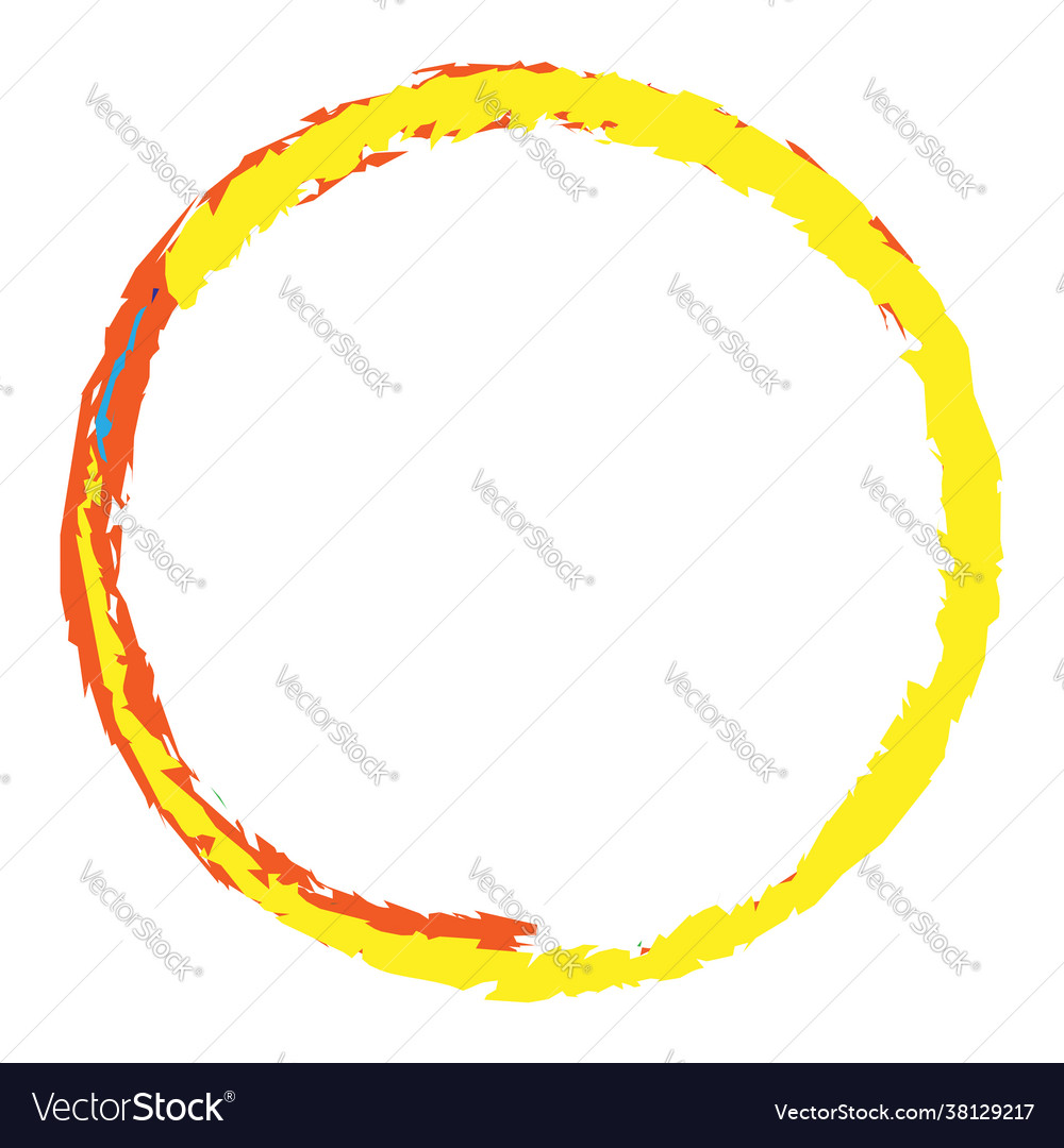 Grungy textured circle element set grunge circles