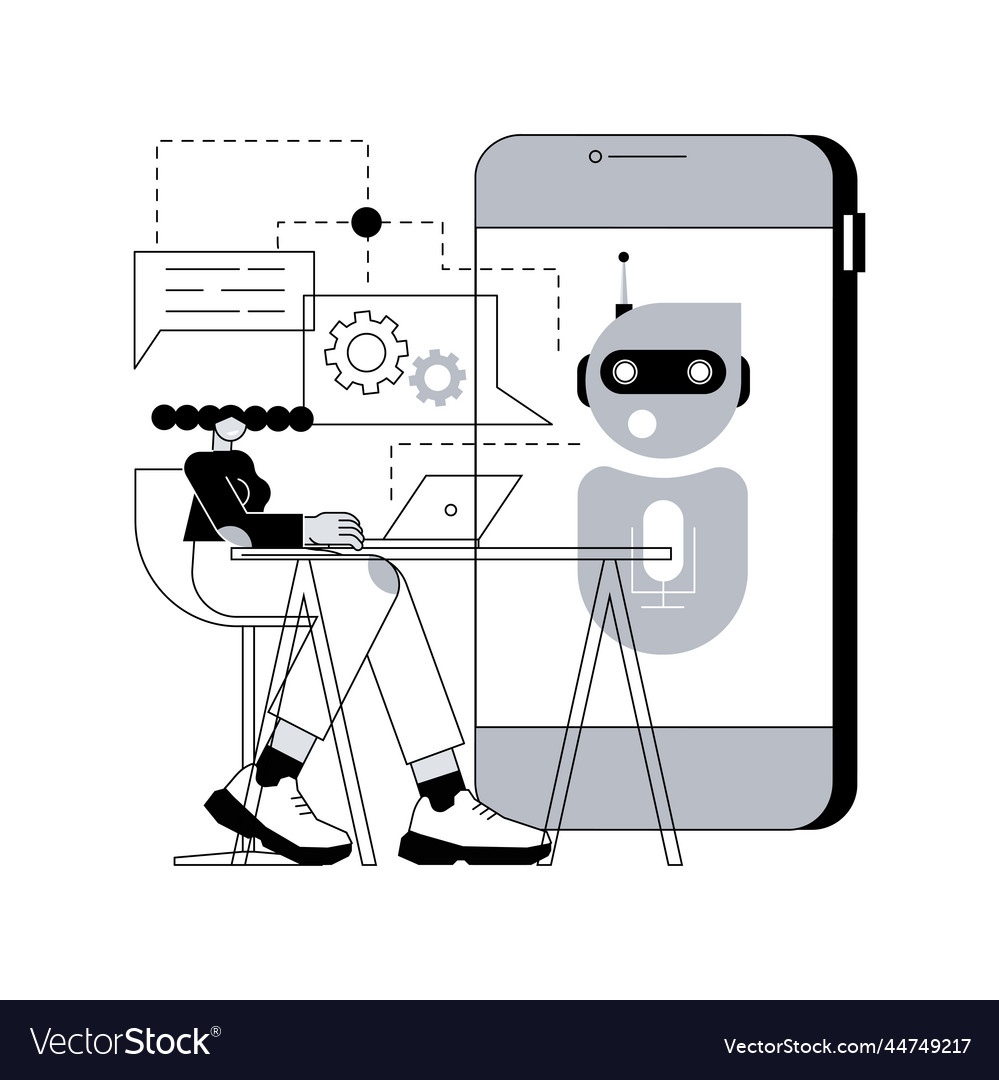 Natural language processing abstract concept vector image Natural language processing abstract concept