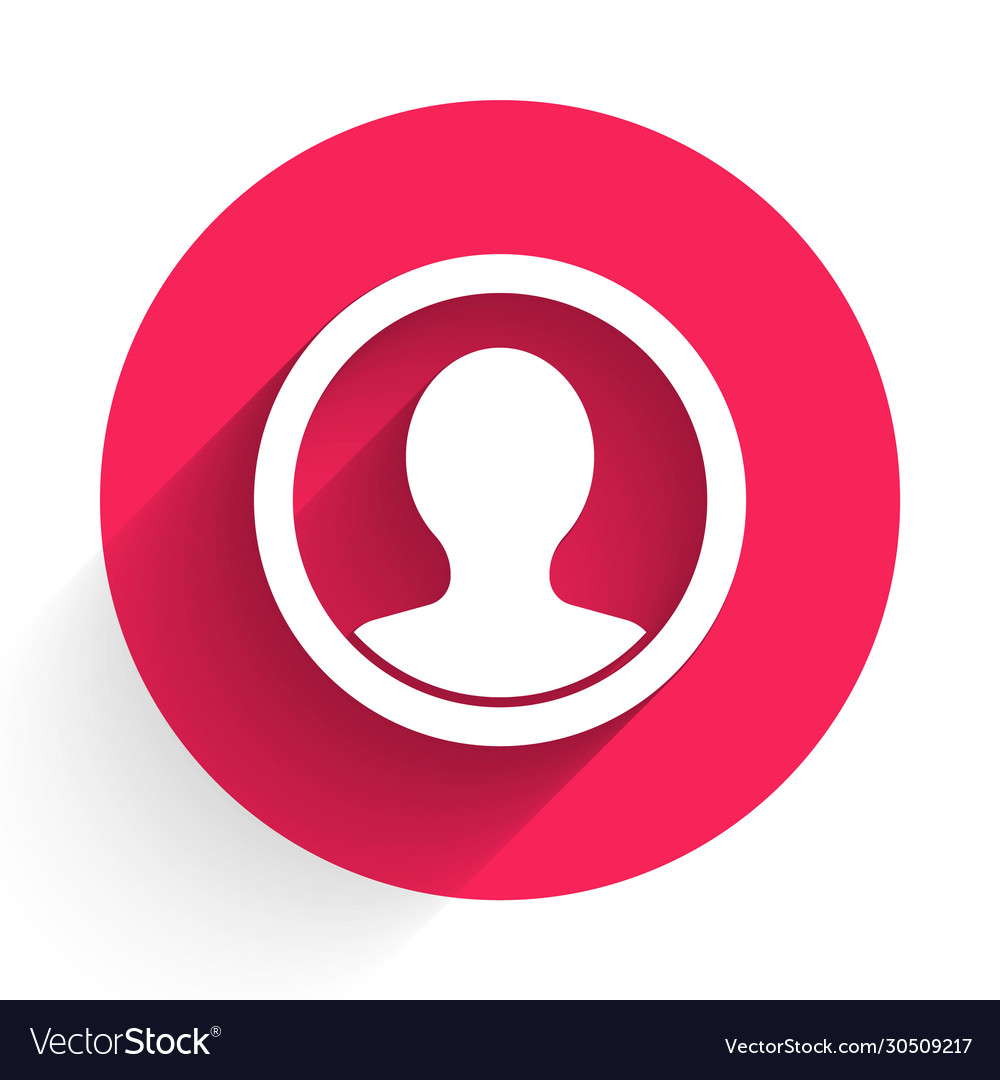 White create account screen icon isolated vector image White create account screen icon isolated