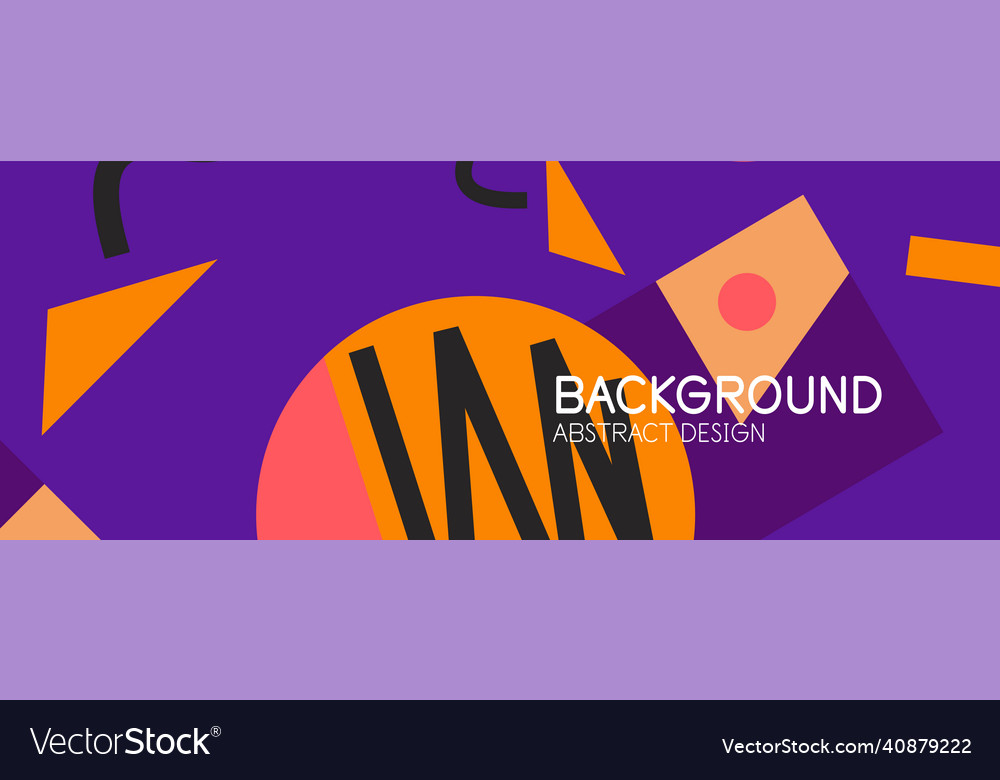 Abstract background blocks lines triangles vector image Abstract background blocks lines triangles