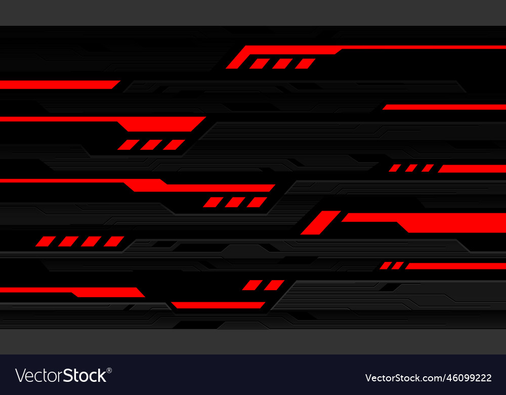 Abstract circuit pattern grey shadow red light vector image Abstract circuit pattern grey shadow red light