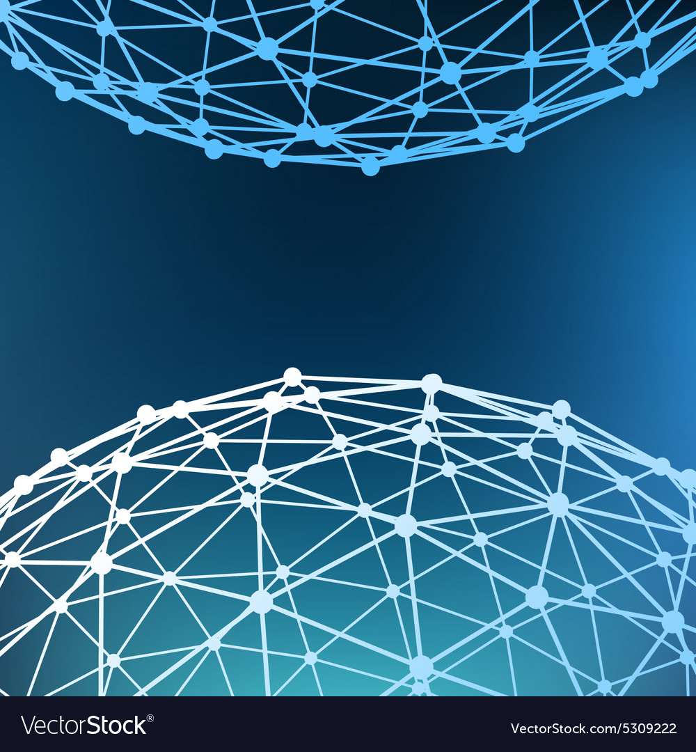 Abstract mesh polygonal background scope