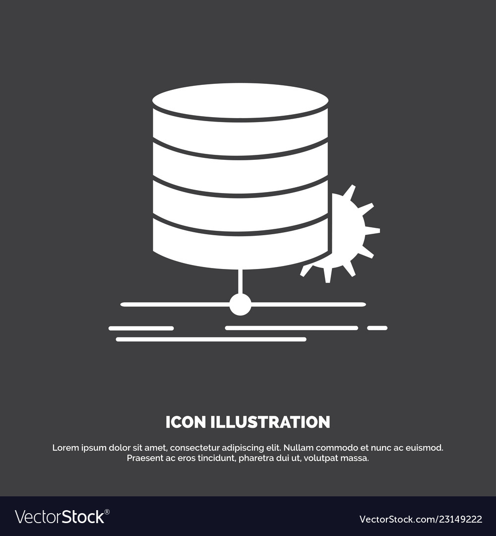 Algorithm Diagramm Datendiagramm Fluss Symbol Glyph vector image Algorithm Diagramm Datendiagramm Fluss Symbol Glyph