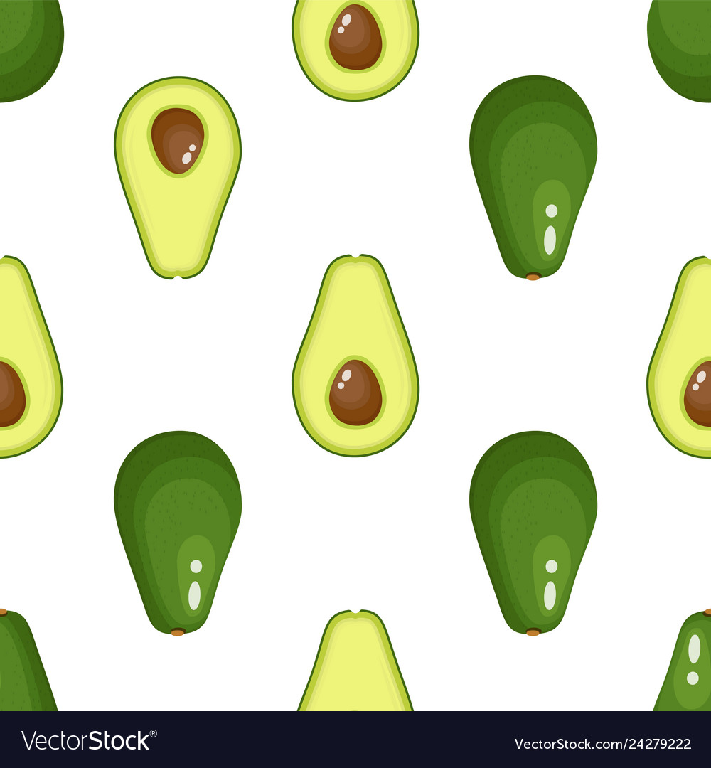 Avocado pattern seamless