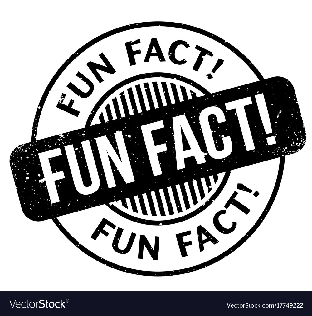 Fun fact rubber stamp Royalty Free Vector Image