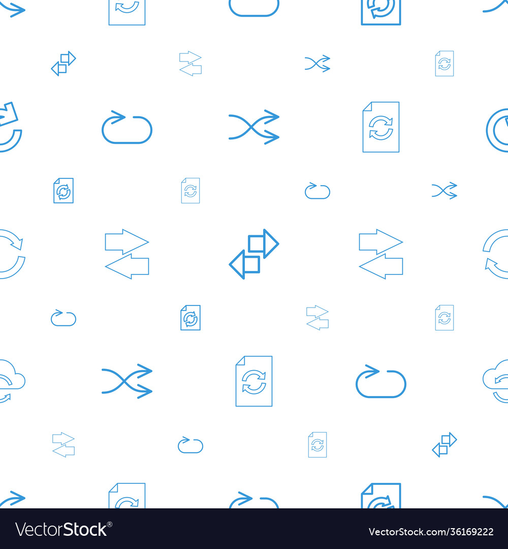 Repeat icons pattern seamless white background
