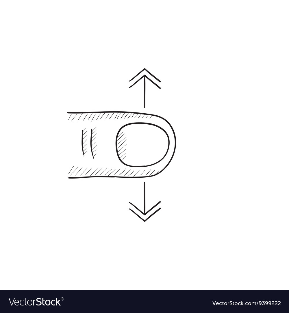 Touch screen gesture sketch icon