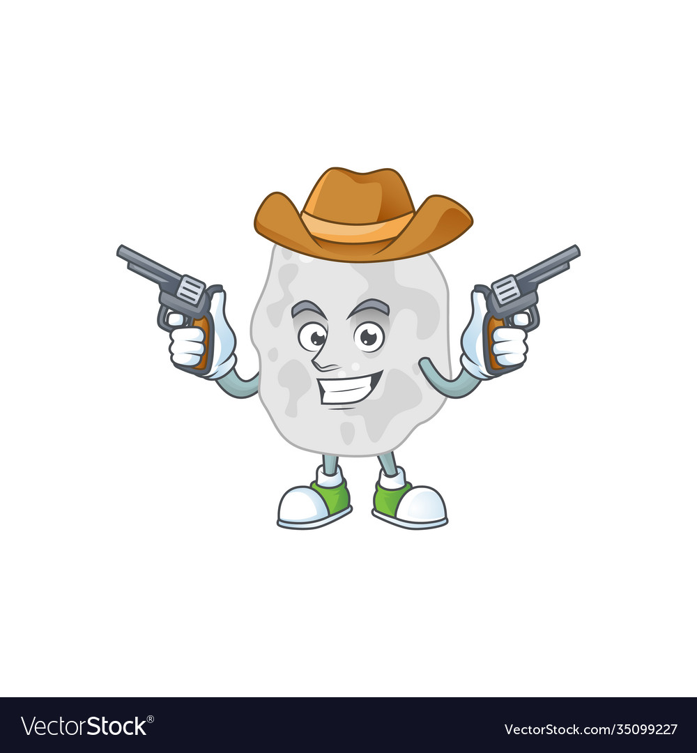 A masculine cowboy cartoon drawing