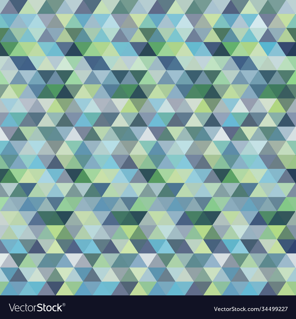 Abstract color image polygonal style