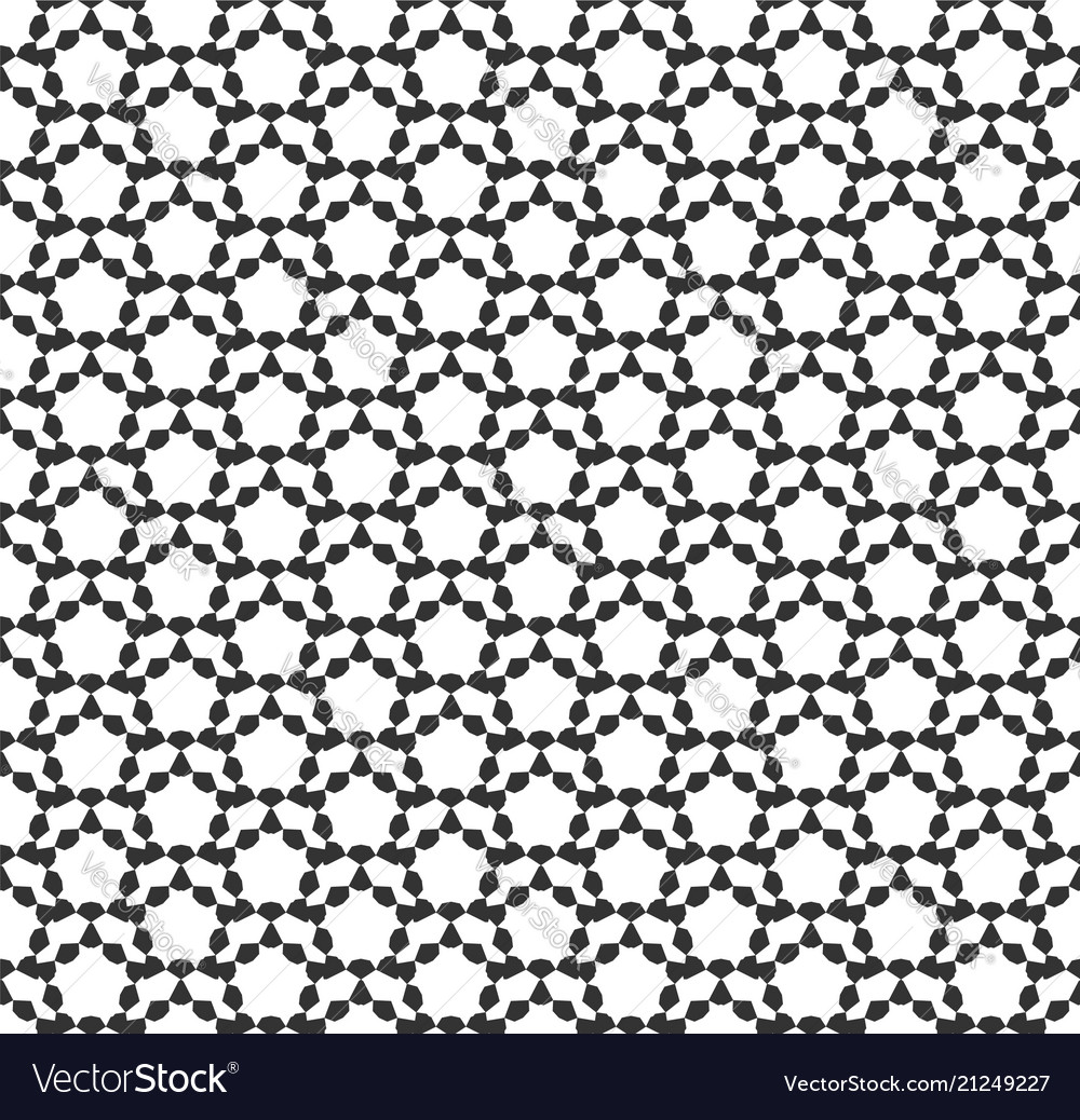 Abstract hexagon geometric seamless pattern