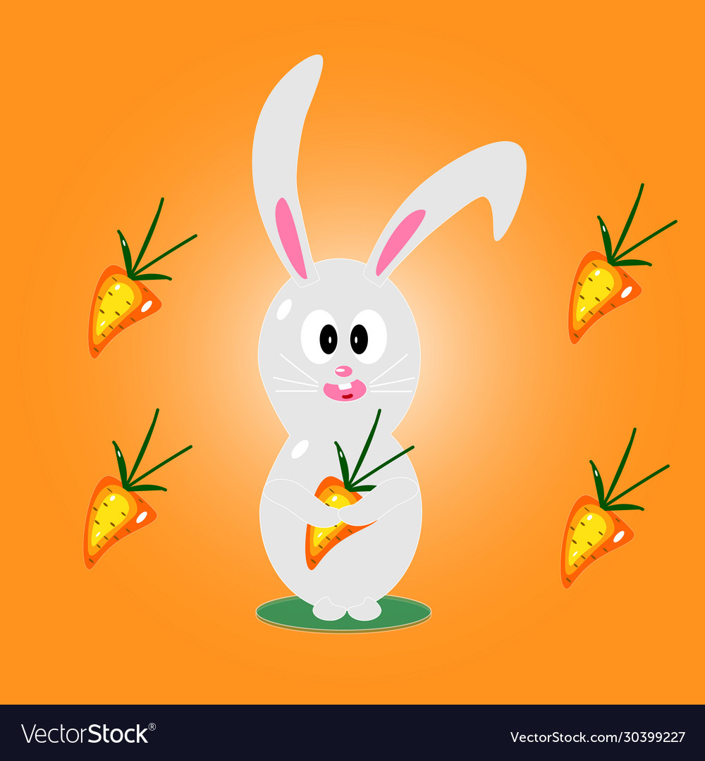 April funny banny cute rabbit