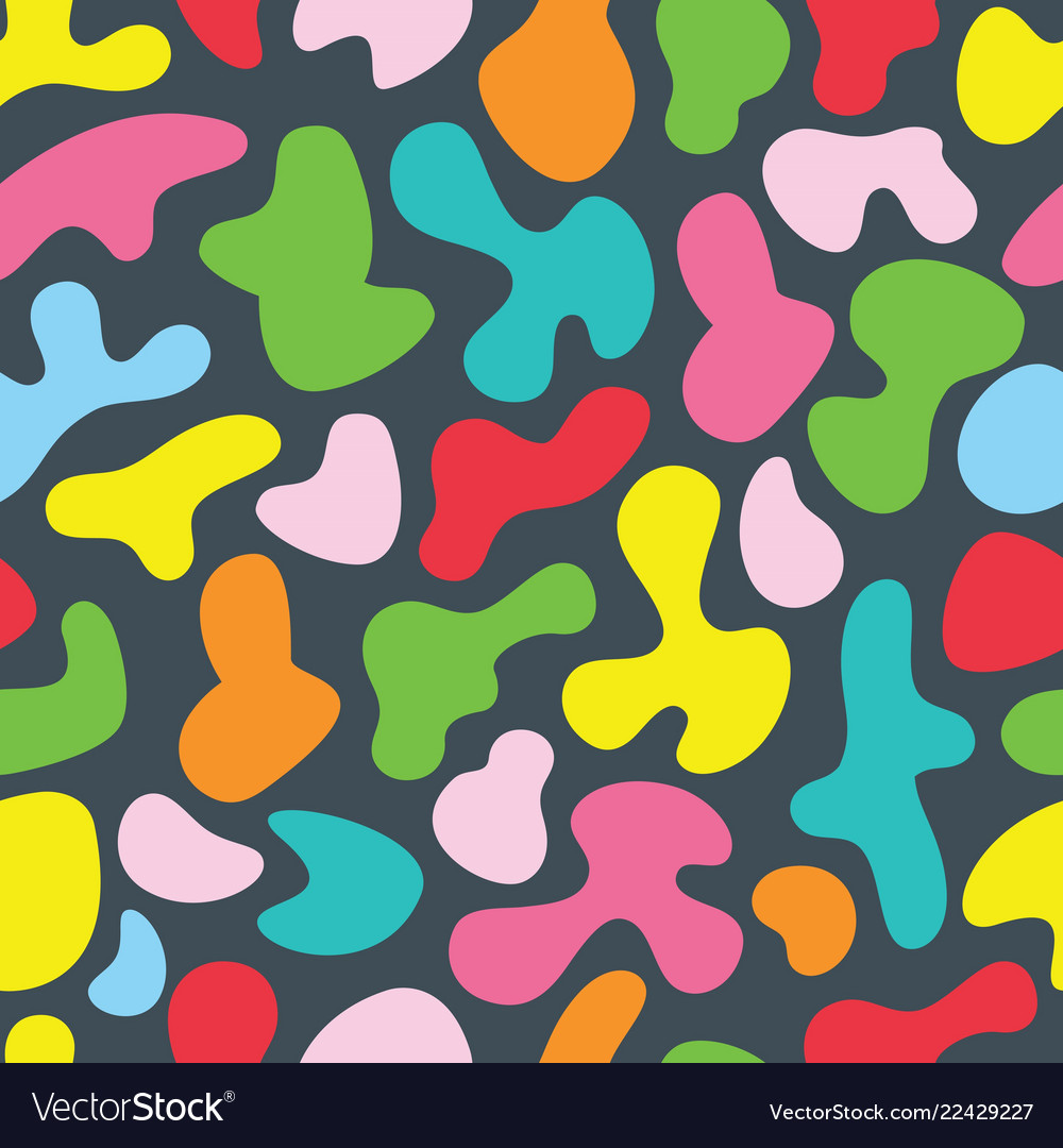Dynamic Colorful Abstract Splash Pattern
