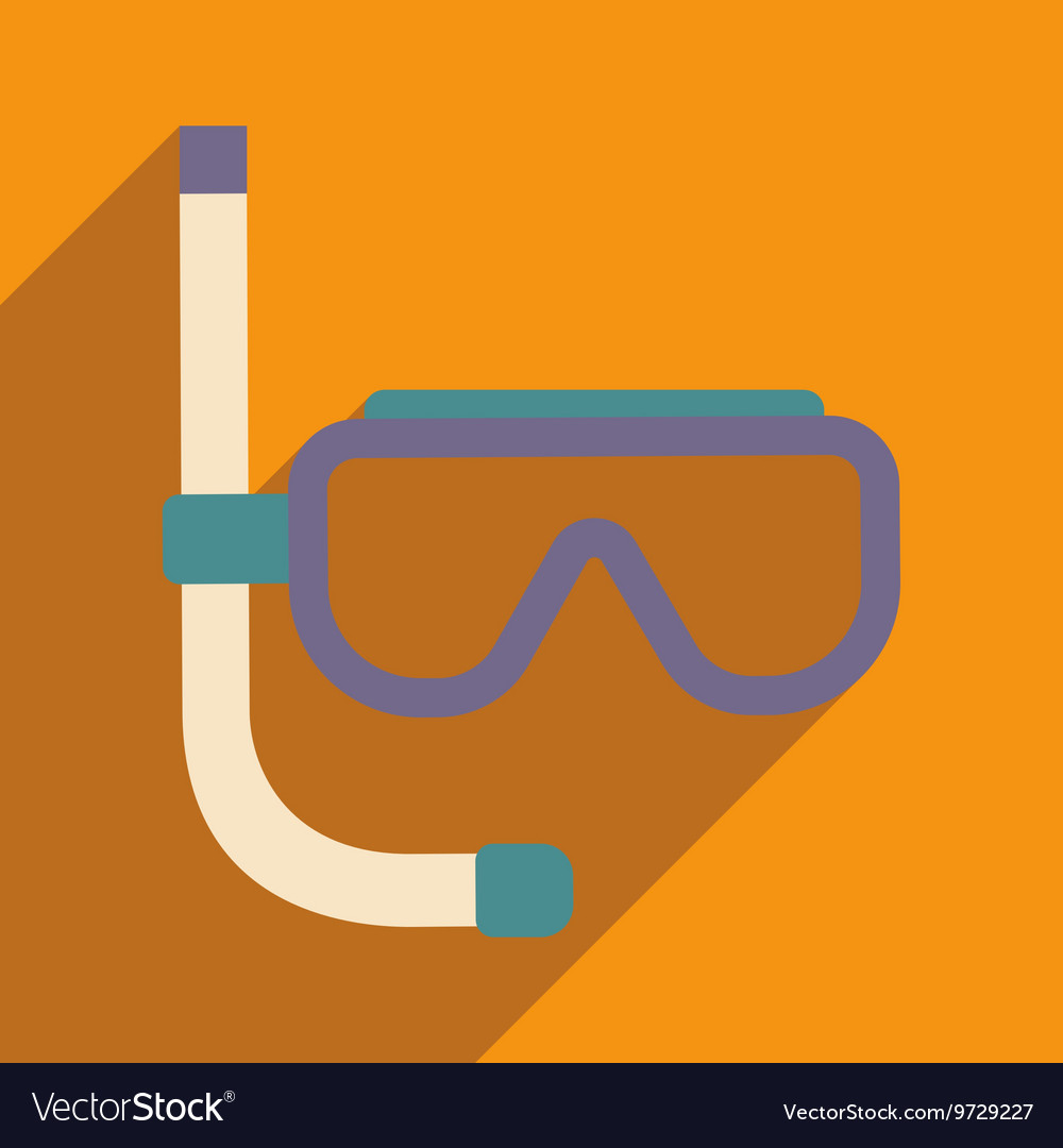 Flat with shadow icon and mobile application