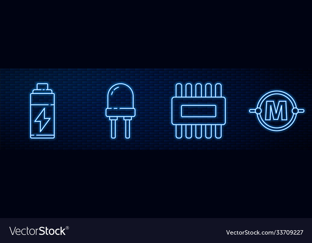Zeilenprozessor mit Mikroschaltungen cpu Batterie einstellen vector image Zeilenprozessor mit Mikroschaltungen cpu Batterie einstellen