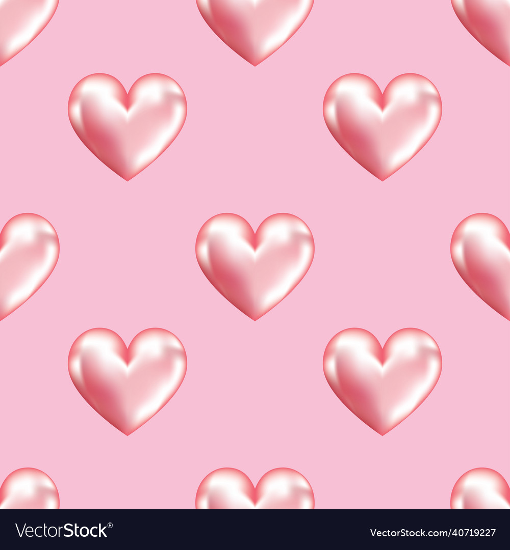 Sweet heart and cute seamless pattern