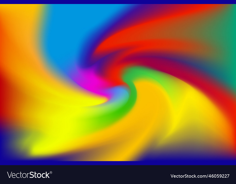 Vibrant swirl gradient background abstract color Vector Image Vibrant swirl gradient background abstract color