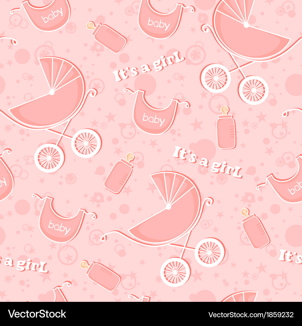 Children seamless pattern Royalty Free Vector Image