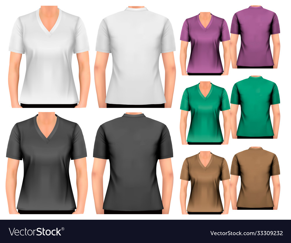 Female t-shirts design template graphic