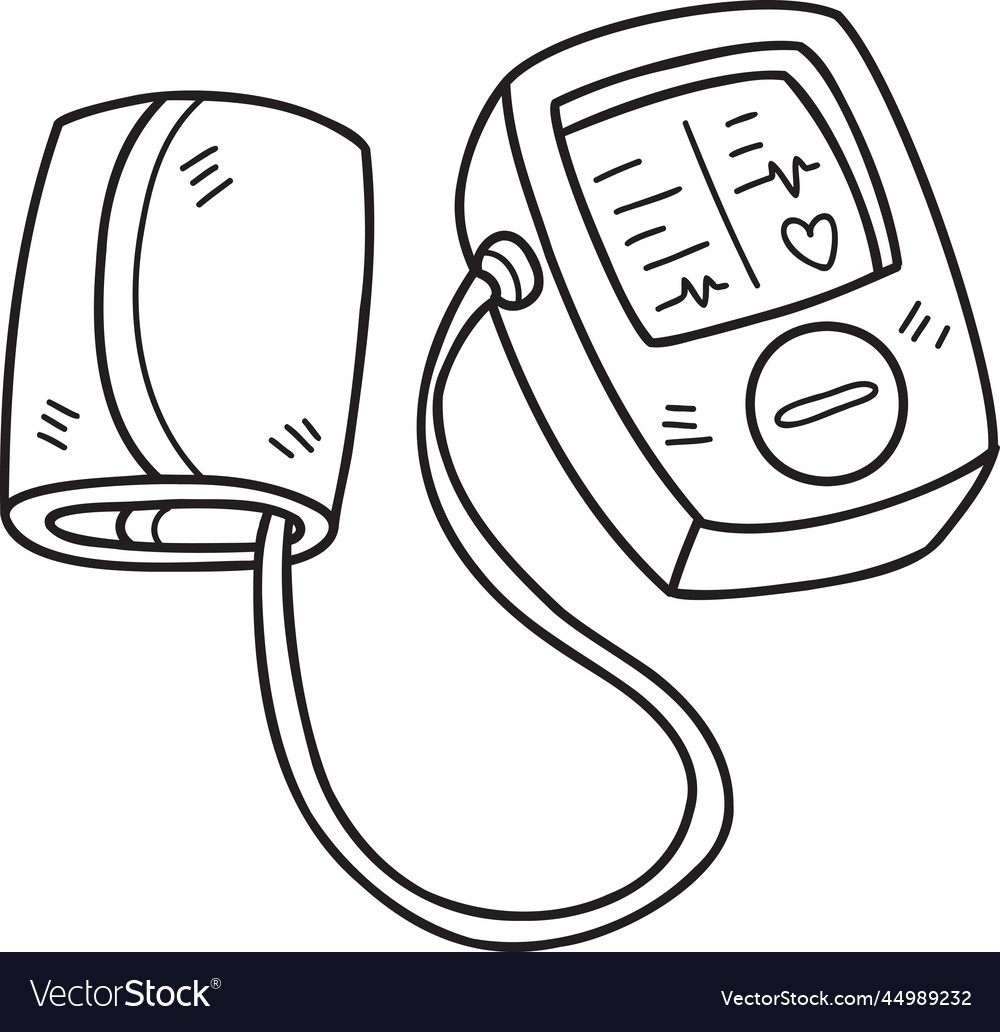 Hand drawn blood pressure monitor