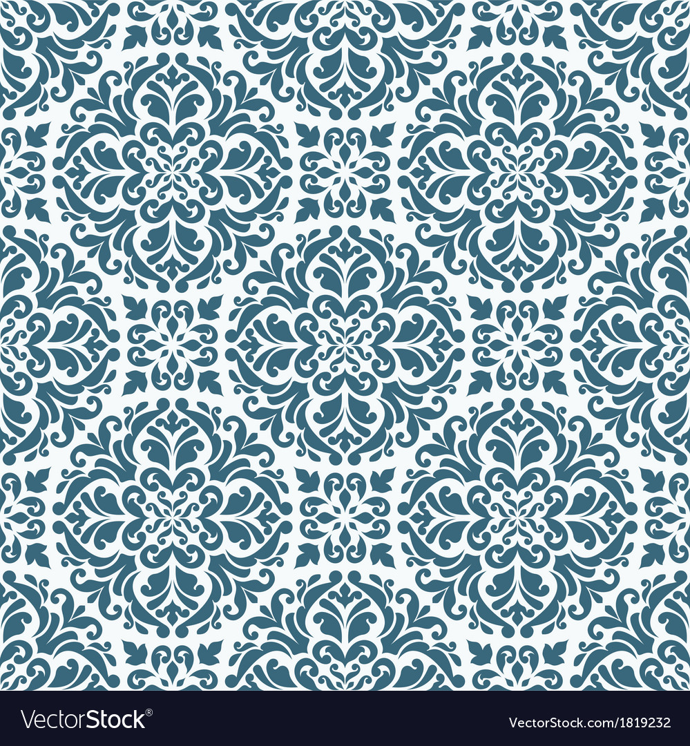 Seamless pattern with floral elements Royalty Free Vector