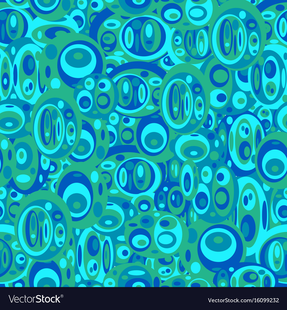 Seamless pattern with ovals