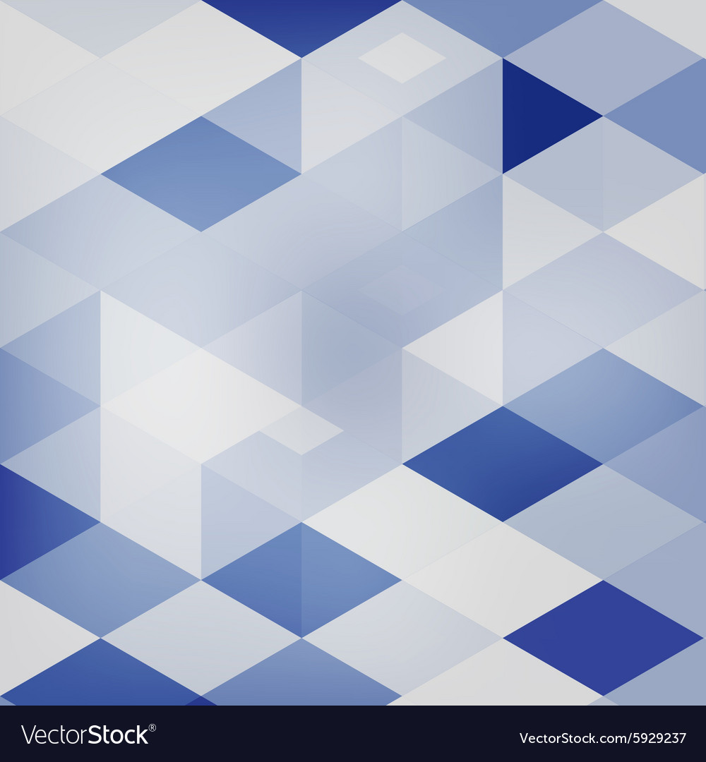 Abstract geometric shape from cubes