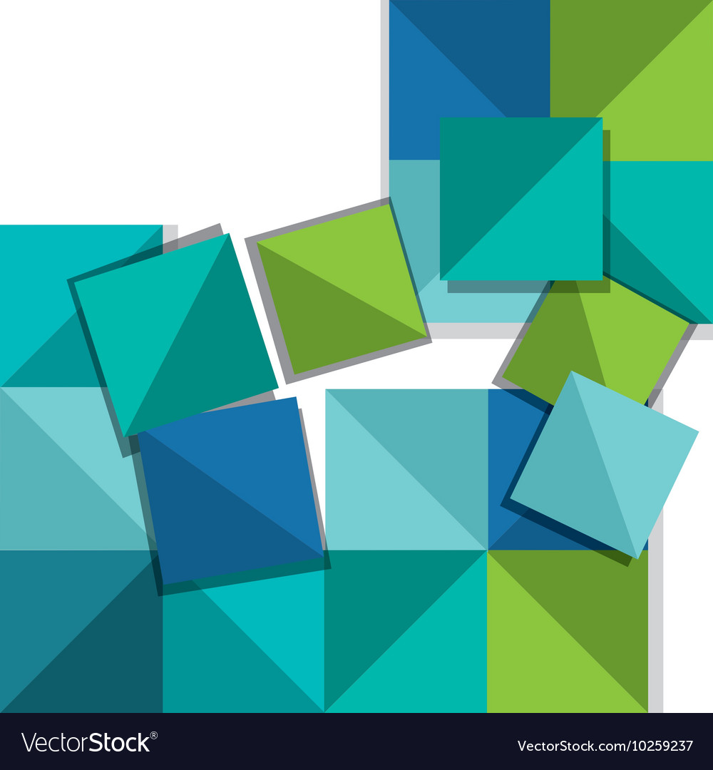 Abstract square pattern background design