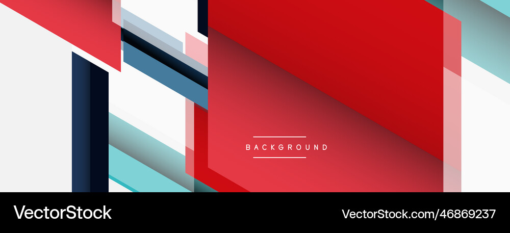 Background geometric diagonal square shapes and Vector Image