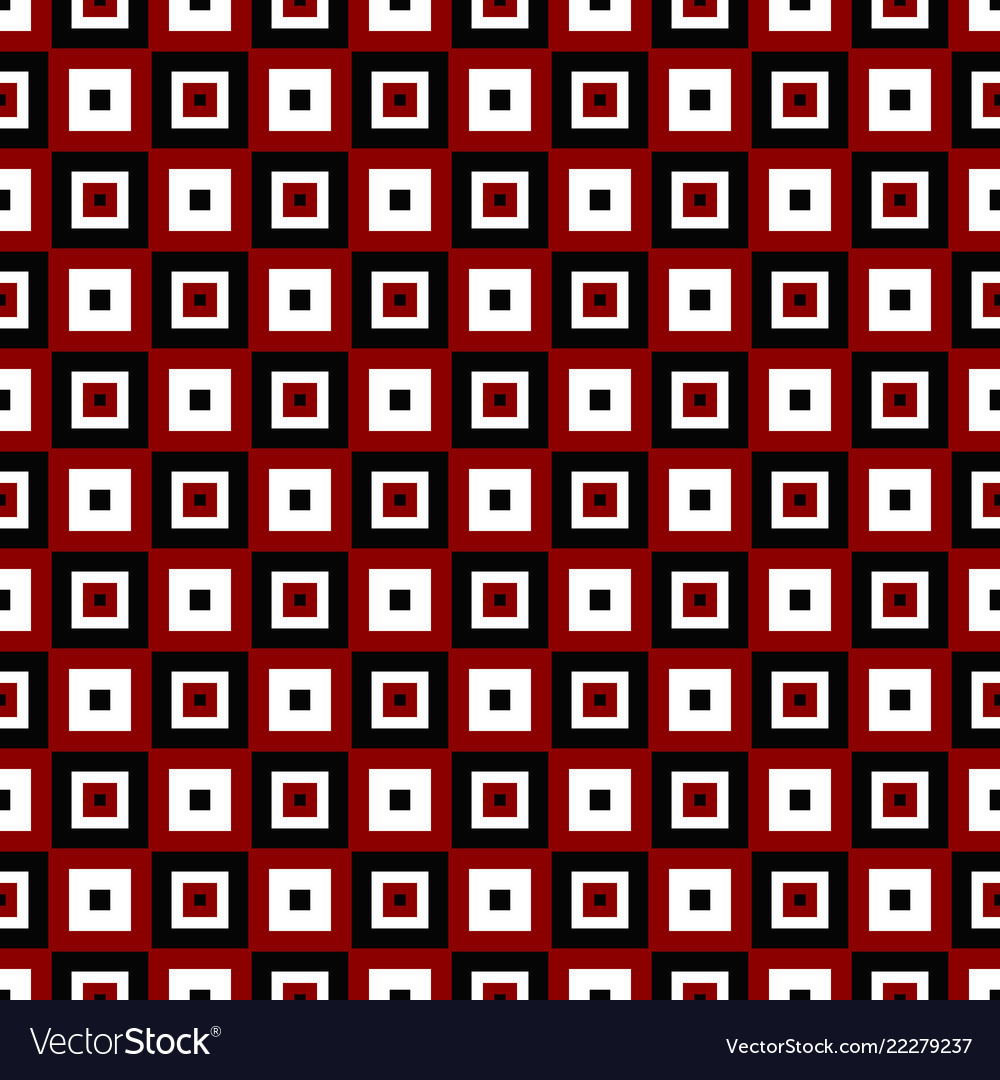 Geometrical repeating pattern - square background vector image Geometrical repeating pattern - square background