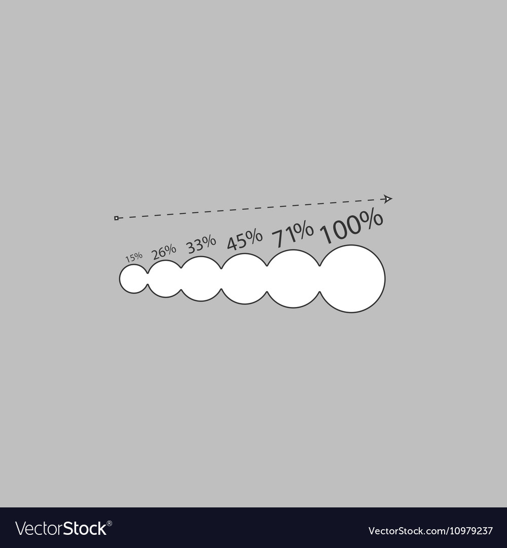 Growing graph computer symbol