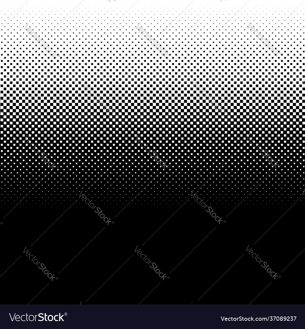 Linear square halftone screentone element squares vector image Linear square halftone screentone element squares