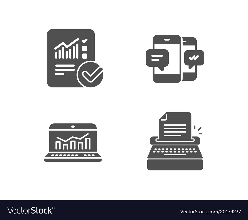 Smartphone sms web analytics and checked