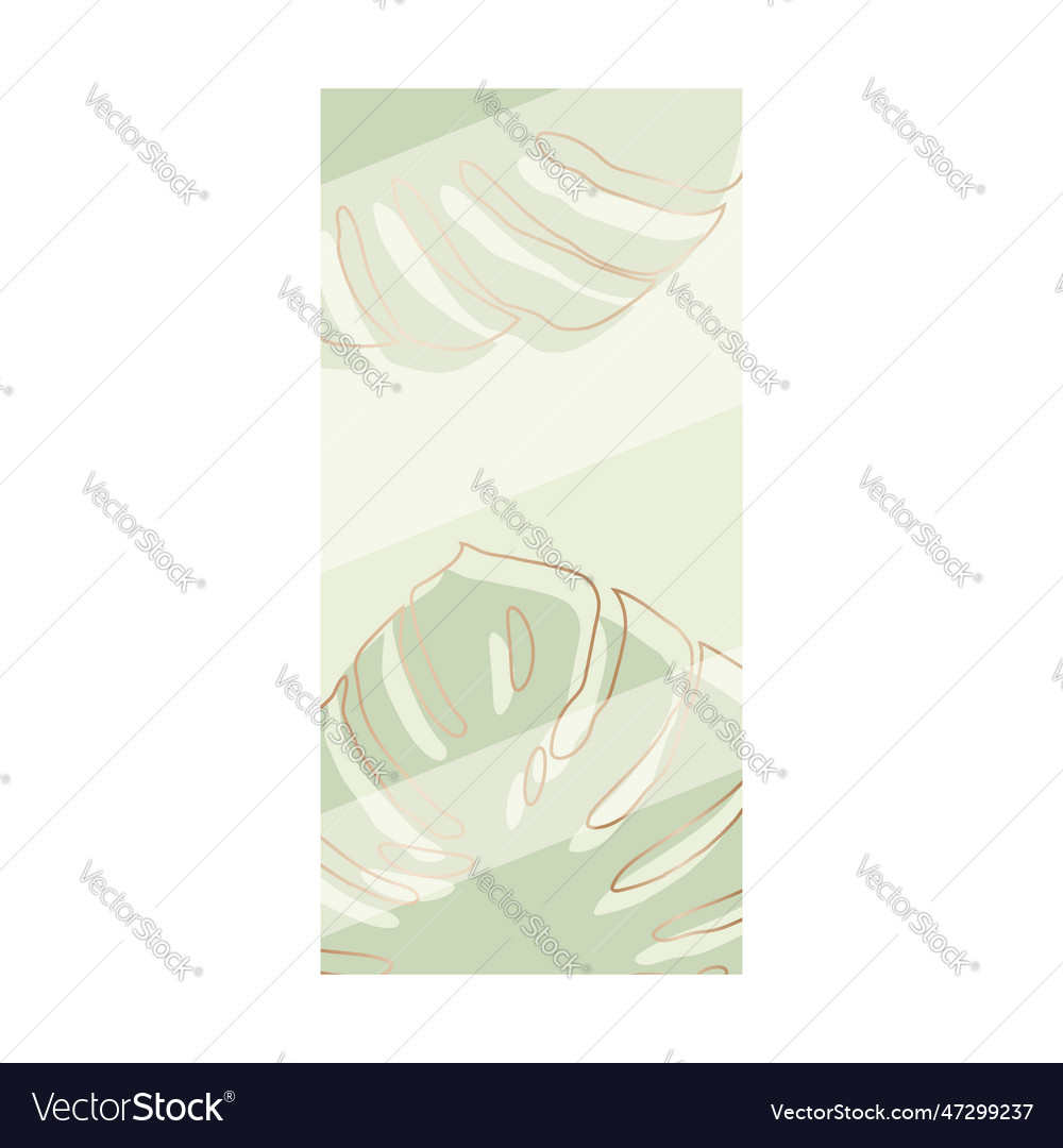 Vertical rectangular print template invitation