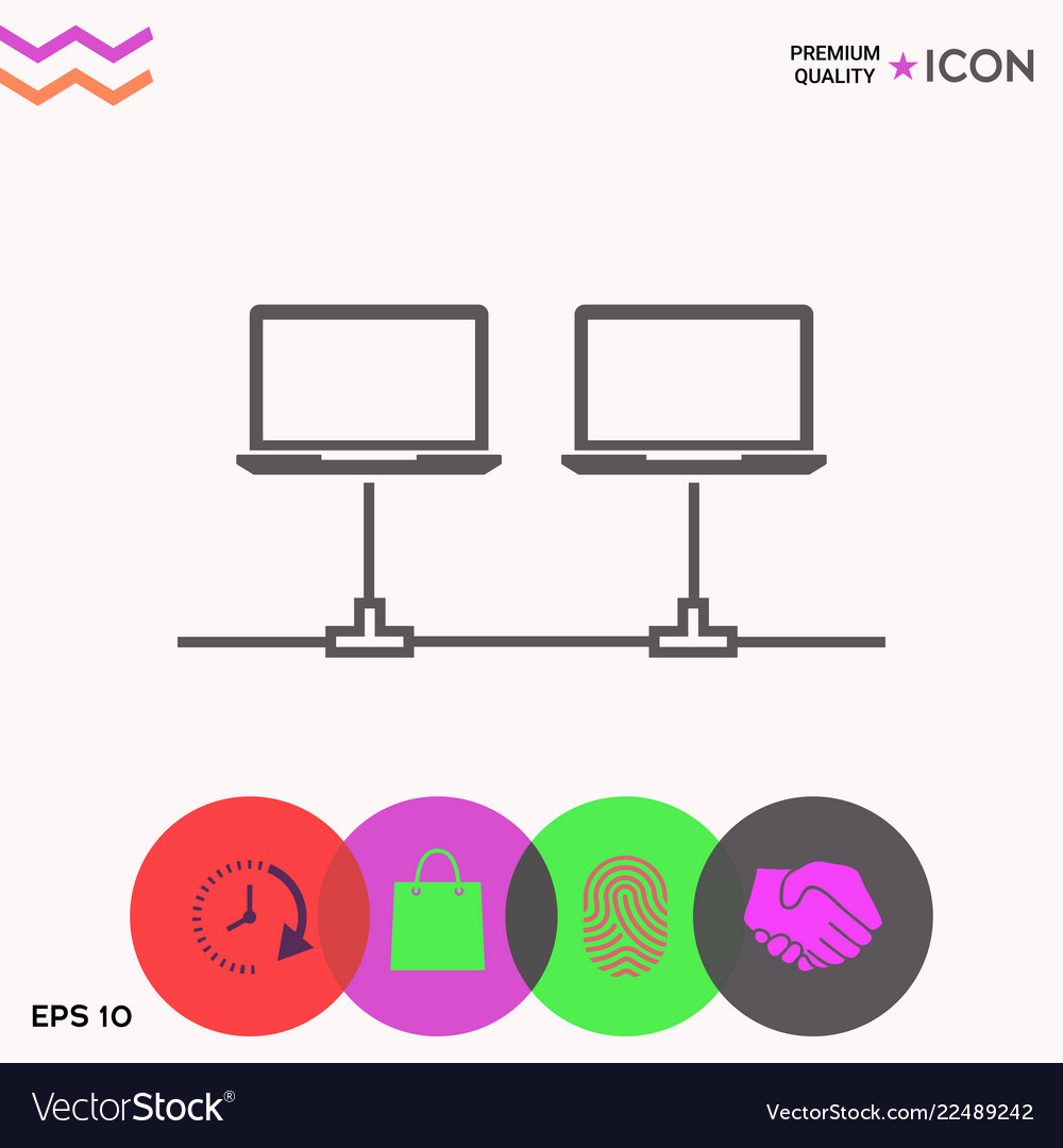Computer network icon