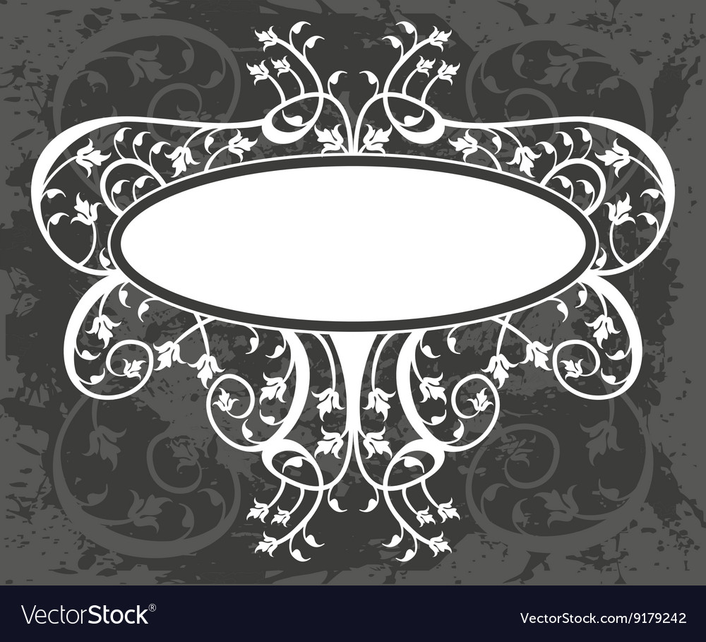 Decorative frame with pattern