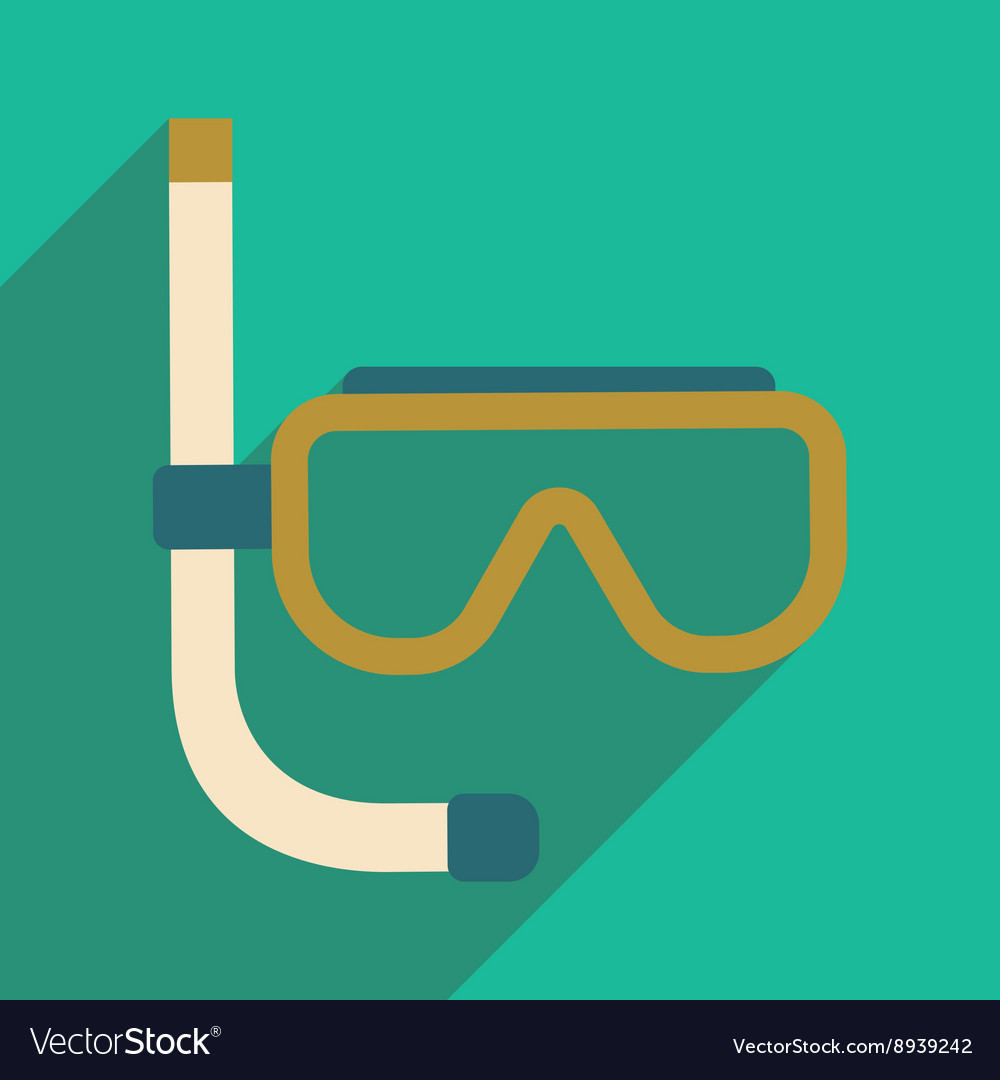 Flat with shadow icon and mobile application