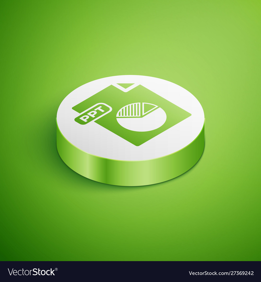 isometric-ppt-file-document-download-ppt-button-vector-image