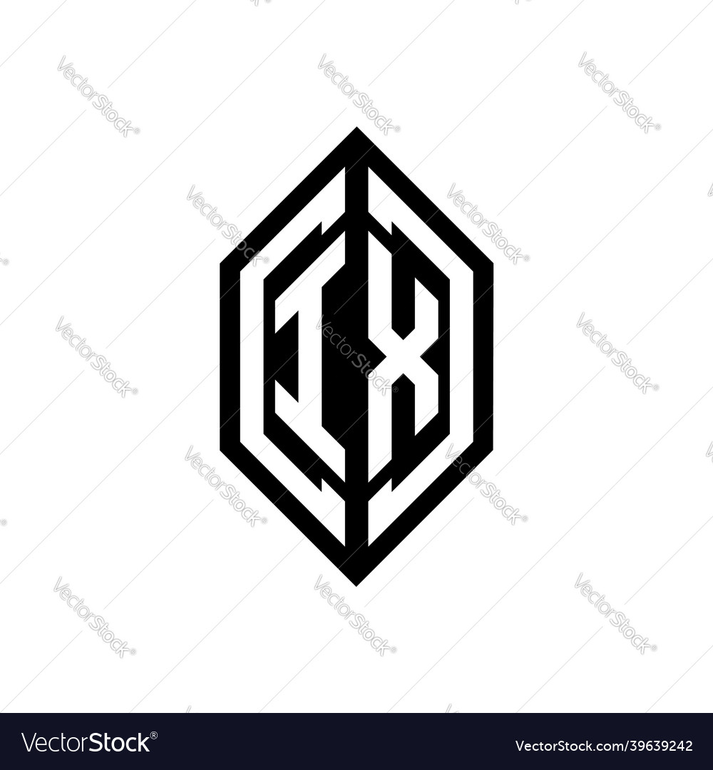 Ix Logo Monogramm Design Vorlage