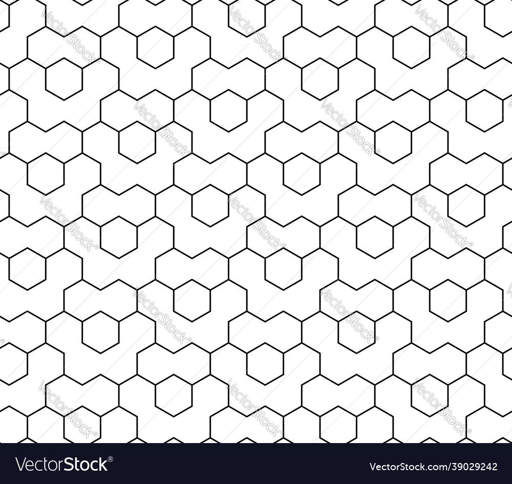 Seamless abstract pattern with octagonal