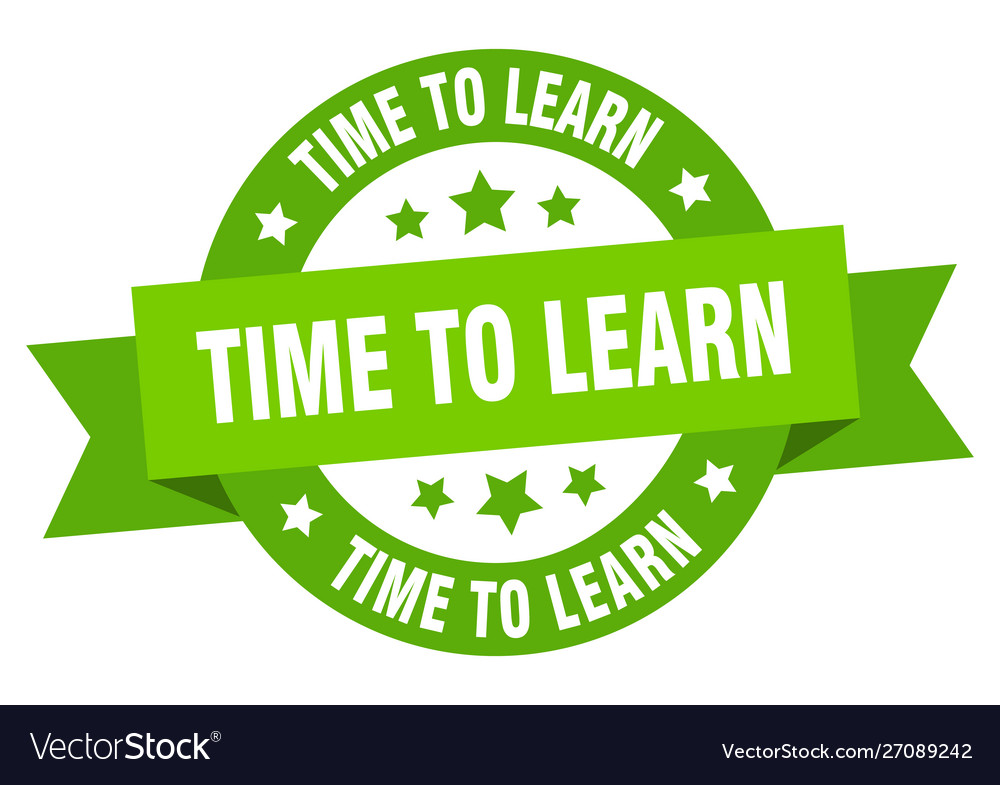 Time to learn ribbon round green