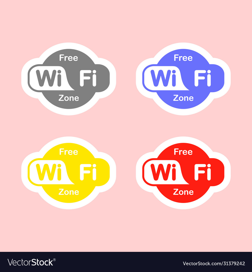 Wi fi Zone Icon auf isoliertem Hintergrund eps 10